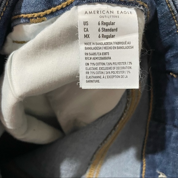 COPY - American Eagle High Rise Jegging Blue Size 6 - Picture 10 of 11